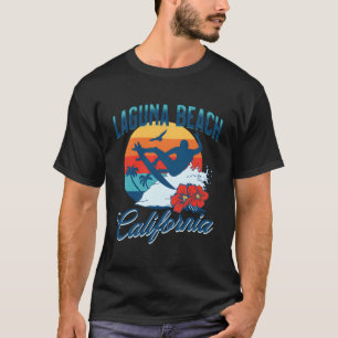 Camiseta Laguna California Beach Surfing Summer Vacation