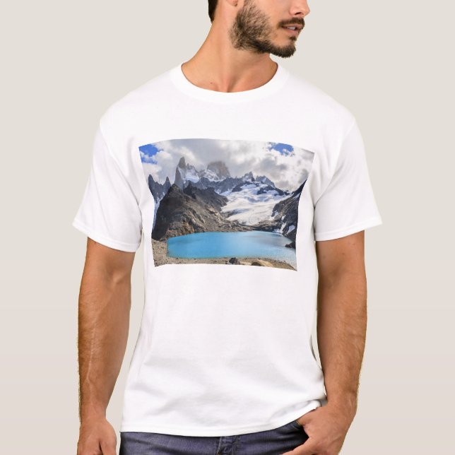 Camiseta Laguna De Los Tres, parque nacional del Los (Anverso)