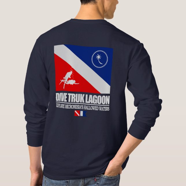 Camiseta Laguna de Truk de buceo (Reverso)