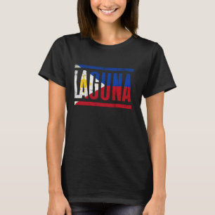CAMISETA LAGUNA FILIPINAS CON SU ORGULLOSA BANDERA FILIPINA