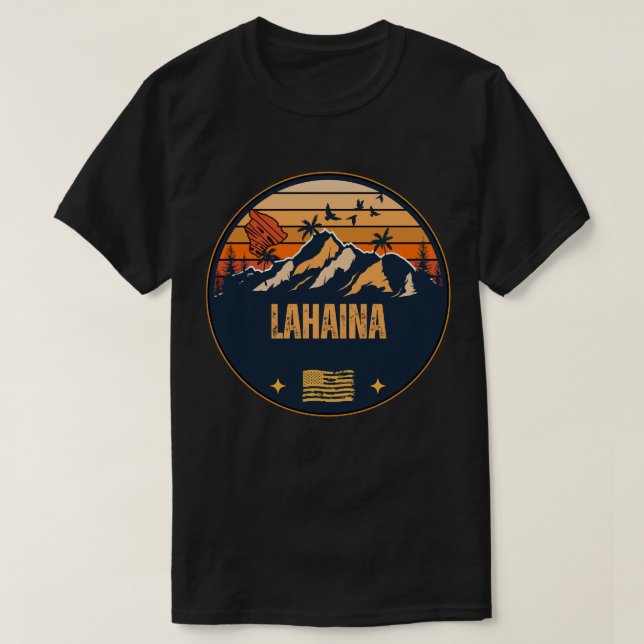 Camiseta Lahaina, Hawái (Diseño del anverso)