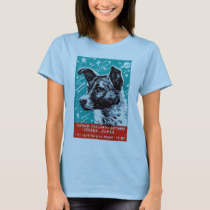 Camiseta Laika 1957 el perro del espacio
