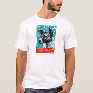 Camiseta Laika 1957 el perro del espacio