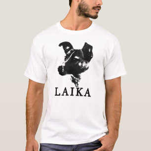 Camiseta Laika, el perro espacial comunista