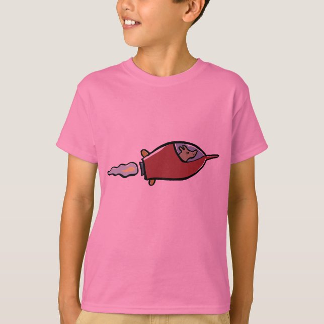 Camiseta laika el spacedog (Anverso)