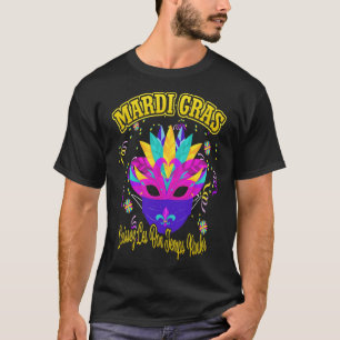Camiseta Laissez Les Bon Temps Rouler Face Máscara