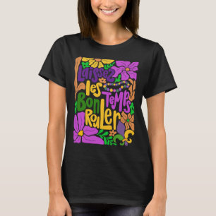 Camiseta Laissez Les Bon Temps Rouler Mardi Gras Beads Boho