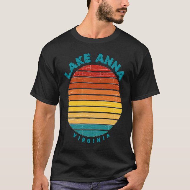 Camiseta Lake Anna Virginia Boating Fishing Skiing Wakeboar (Anverso)