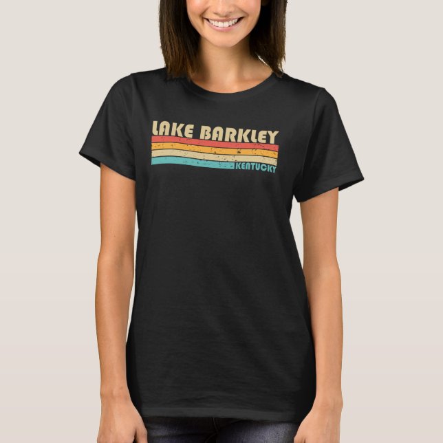 Camiseta LAKE BARKLEY KENTUCKY Gracioso Camping Pesquero Ve (Anverso)