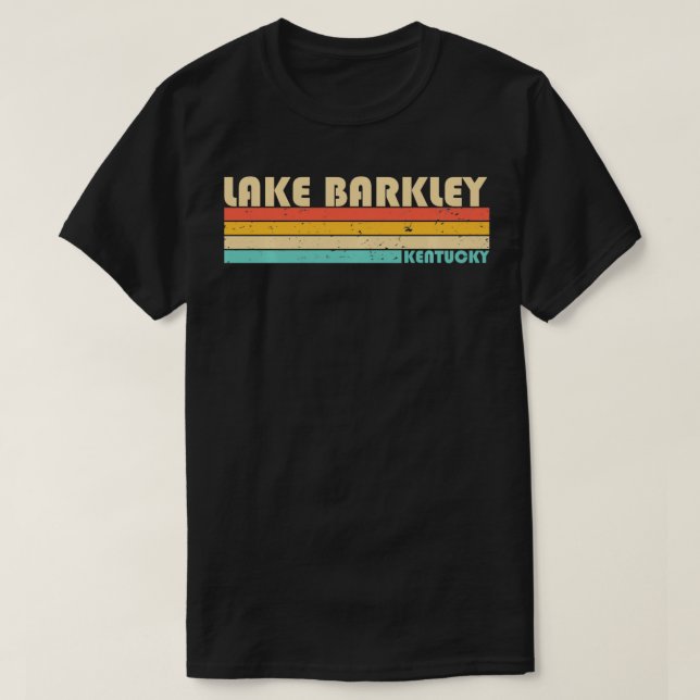 Camiseta LAKE BARKLEY KENTUCKY Gracioso Camping Pesquero Ve (Diseño del anverso)