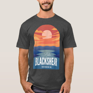 Camiseta Lake Blackshear GA Retro Sunset 