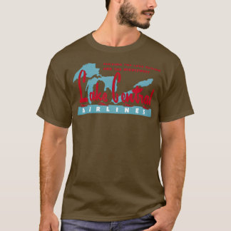 Camiseta Lake Central Airlines TShirt 1950