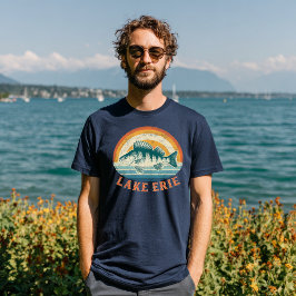Camiseta Lake Erie Perch Fishing Sunrise to Sunset