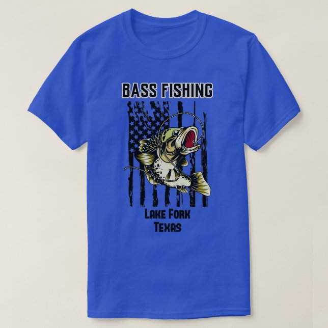 Camiseta Lake Fork Texas (Diseño del anverso)