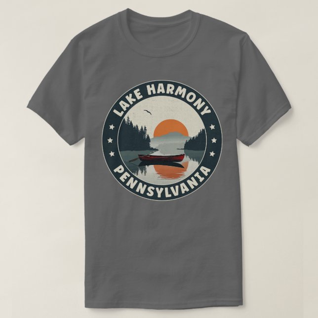 Camiseta Lake Harmony Pennsylvania Sunset (Diseño del anverso)
