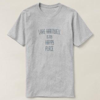 Camiseta Lake Hartwell es mi Personalizable Happy Place