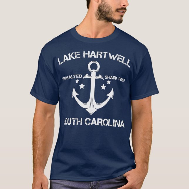 Camiseta LAKE HARTWELL SOUTH CAROLINA Gracioso regalo de pe (Anverso)