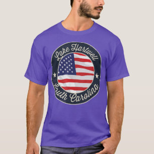 Camiseta Lake Hartwell - Souvenir Patriótico de Carolina de