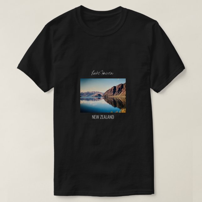 Camiseta Lake Hawea Nueva Zelanda Turín T-Shirt (Diseño del anverso)