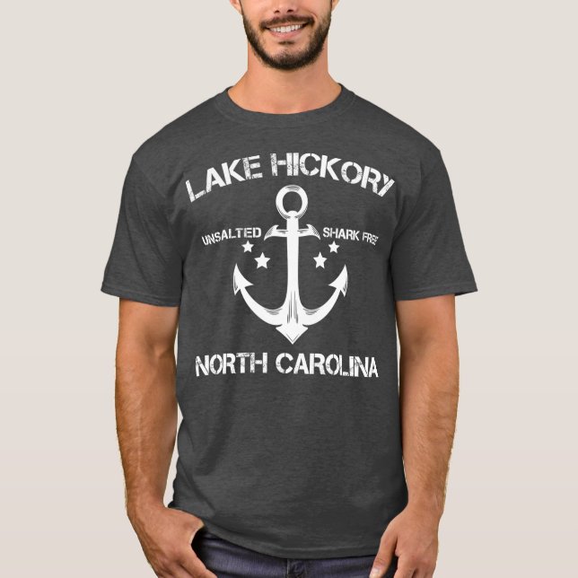 Camiseta LAKE HICKORY NORTH CAROLINA Gracioso regalo de pes (Anverso)