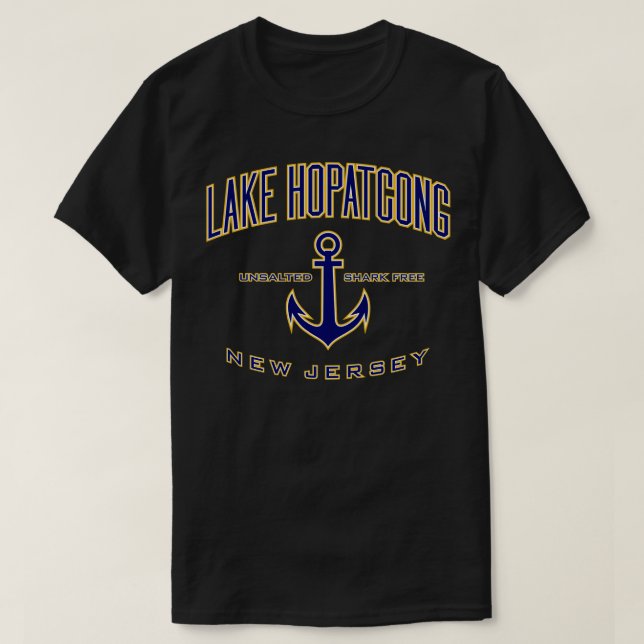 Camiseta Lake Hopatcong NJ (Diseño del anverso)