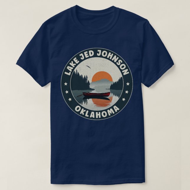Camiseta Lake Jed Johnson Oklahoma Sunset (Diseño del anverso)