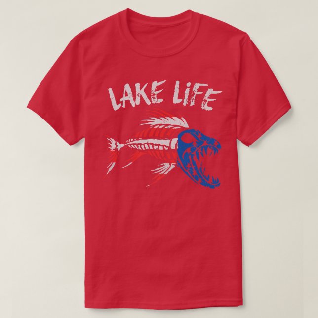 Camiseta Lake Life 4 de julio Patriotic Premium (Diseño del anverso)