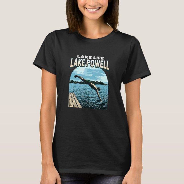 Camiseta Lake Life Lake Powell Swimming Arizona Swimmer Swi (Anverso)