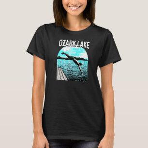 Camiseta Lake Life Ozark Lake Swimming Missouri Swimmer Swi