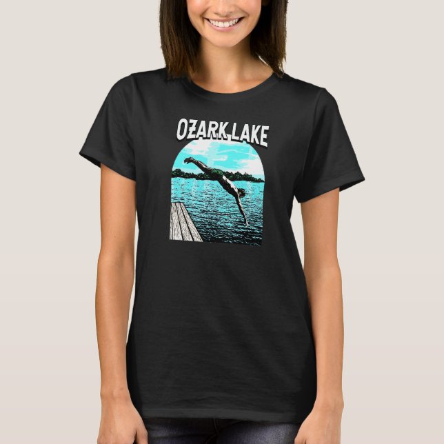 Camiseta Lake Life Ozark Lake Swimming Missouri Swimmer Swi (Anverso)