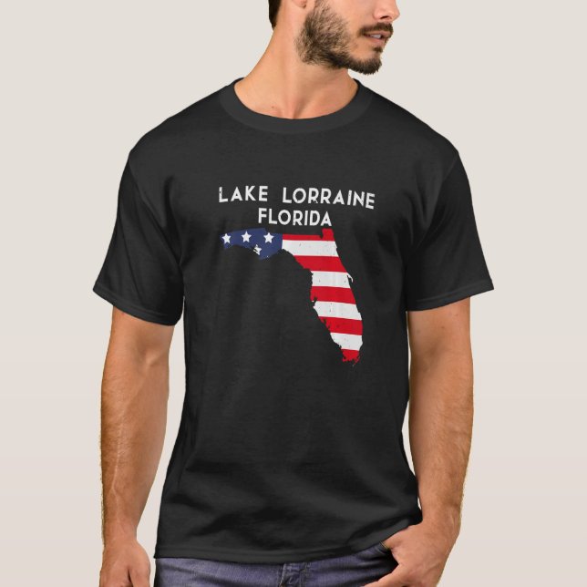 Camiseta Lake Lorraine Florida Estados Unidos America Trave (Anverso)