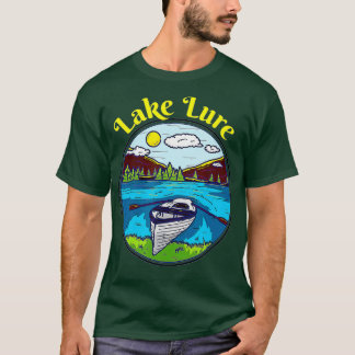 Camiseta Lake Lure Clothing North Carolina Retro Boating 