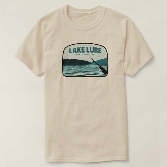 Camiseta Lake Lure North Carolina Ping Rod (Diseño del anverso)