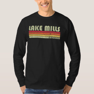 Camiseta LAKE MILLS WI WISCONSIN Funny City Home Roots Rega