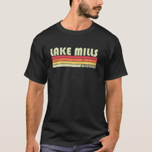 Camiseta LAKE MILLS WI WISCONSIN Funny City Home Roots Rega