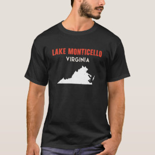 Camiseta Lake Monticello Virginia Estados Unidos de América