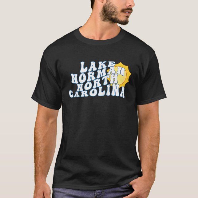Camiseta Lake Norman North Carolina NC Vacation Souvenir Ra (Anverso)
