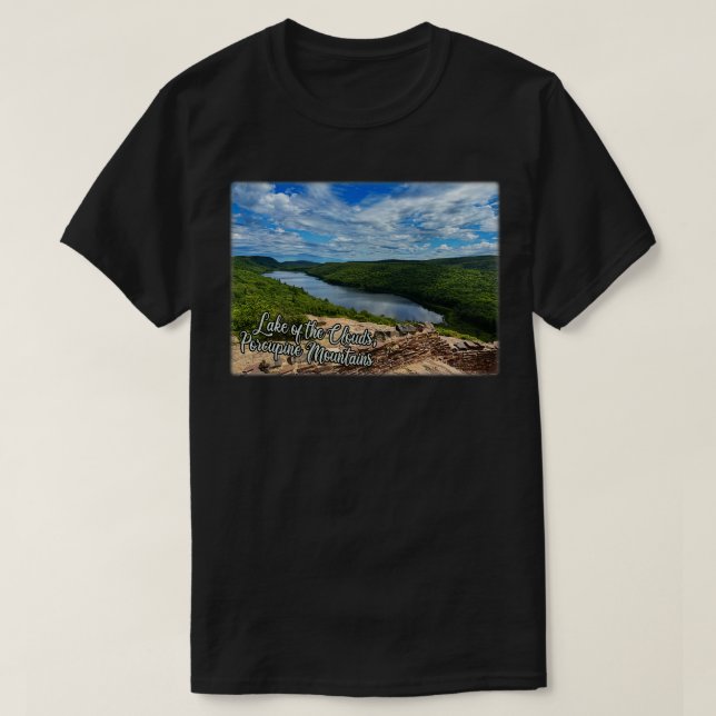 Camiseta Lake of the Clouds in the Porcupine Mountains (Diseño del anverso)
