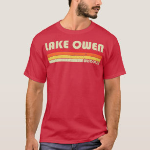 Camiseta LAKE OWEN WISCONSIN Cunera divertida pesca Camping