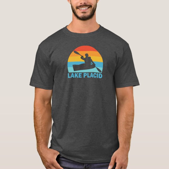 Camiseta Lake Placid New York Kayak (Anverso)