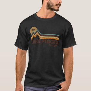 Camiseta Lake Placid Nueva York NY 70s 80s Estilo Retro Ant