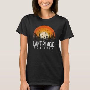 Camiseta Lake Placid Nueva York NY Retro Vintage 70s 80s 90