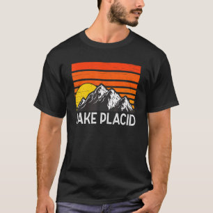 Camiseta Lake Placid Nueva York Ue Retro Vintage Mountain