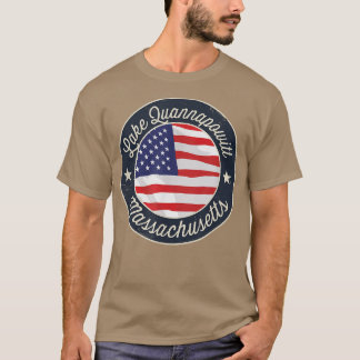 Camiseta Lake Quannapowitt - Patriotic Massachusetts Souven