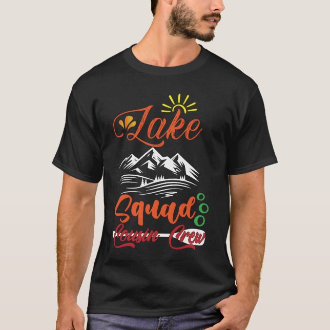 Camiseta Lake Squad Vacation Camping Cousin Crew Life frien (Anverso)