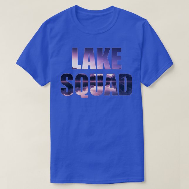 Camiseta Lake SquadDock Sunset Wakeboarder Power Boat 614  (Diseño del anverso)