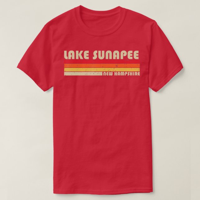 Camiseta LAKE SUNAPEE NUEVA HAMPSHIRE Gracioso Campamento d (Diseño del anverso)
