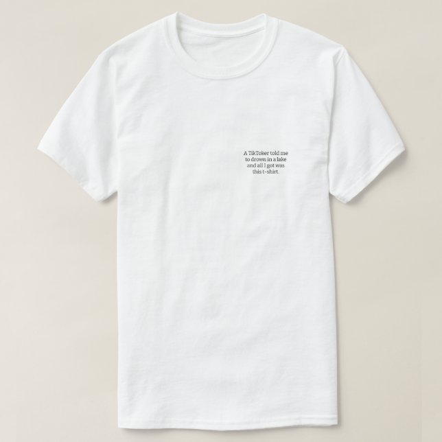 Camiseta Lake T-Shirt (Diseño del anverso)