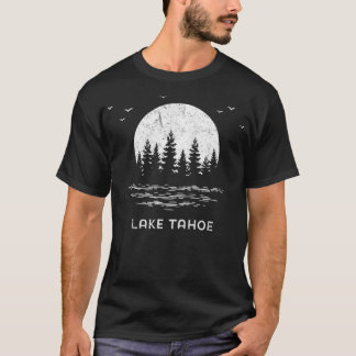 Camiseta Lake Tahoe California Nevada Mountain Resort Moon