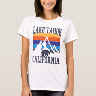 Camiseta Lake Tahoe - Vintage Retro California Bear